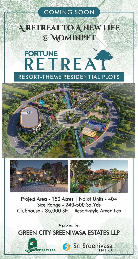 Fortune Retreat: Resort-Style Plots in Mominpet