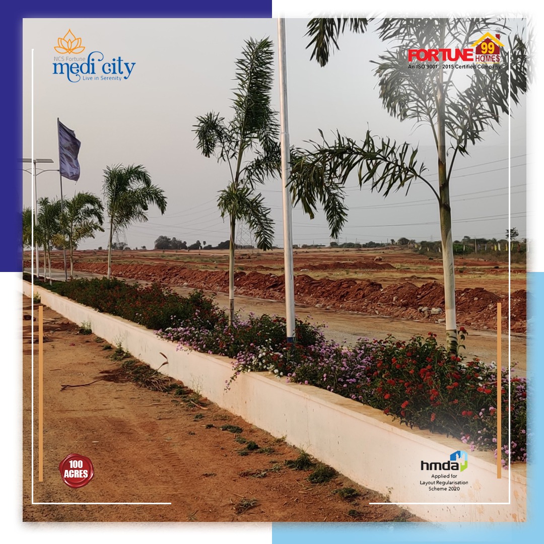 30 Acres Villa gated community open plots for sale in Muchintal- Shamshabad- gollur banglore Highway