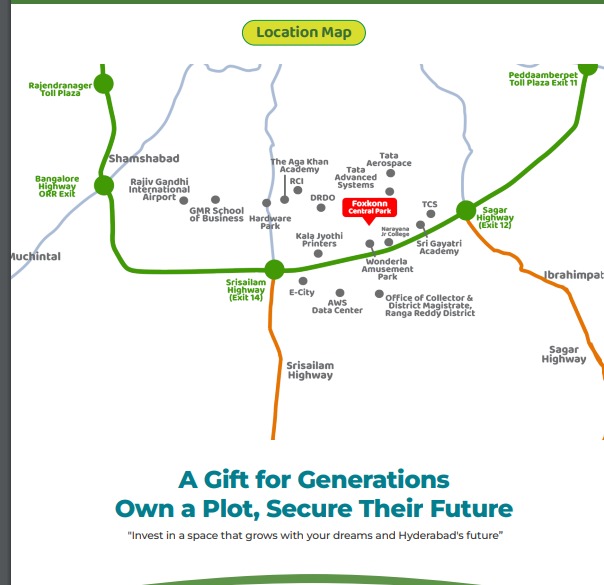 Low budget invetsment plots at yacharam sagar highway