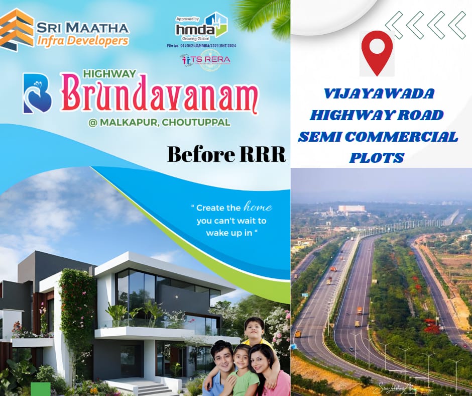 HMDA approved open plots at tukkuguda- kongarakalan