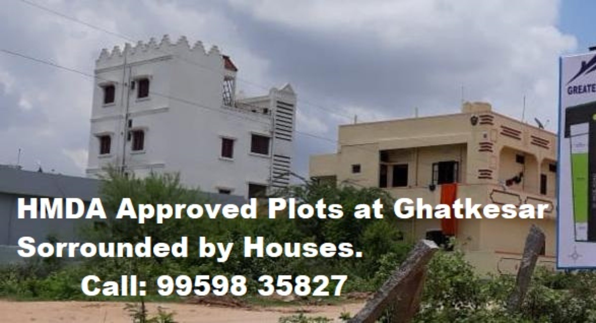 HMDA approved open plots for sale in Kongarakalan- adibtal near wonderla &amp; Foxconn