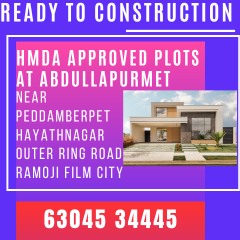 HMDA approved open plots for sale in kandukur- meerkhanpet near srisailam highway
